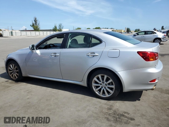 2006 Lexus IS 250 with VIN JTHCK262X62006914, listed as a Copart auction lot 59180695 with 56,921 mi miles and Clean title. Bid and sale history available at DreamBid. Image 2.
