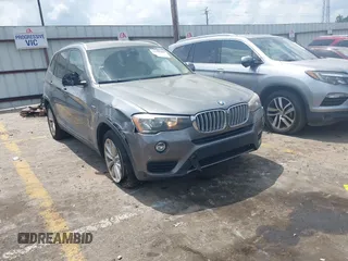 2015 BMW X3 xDrive28i z VIN 5UXWX9C54F0D52297, wystawiony jako IAAI lot #42160586 z przebiegiem 123 971 mil mil oraz . Historia ofert i sprzedaży dostępna na DreamBid. Obrazek 1.