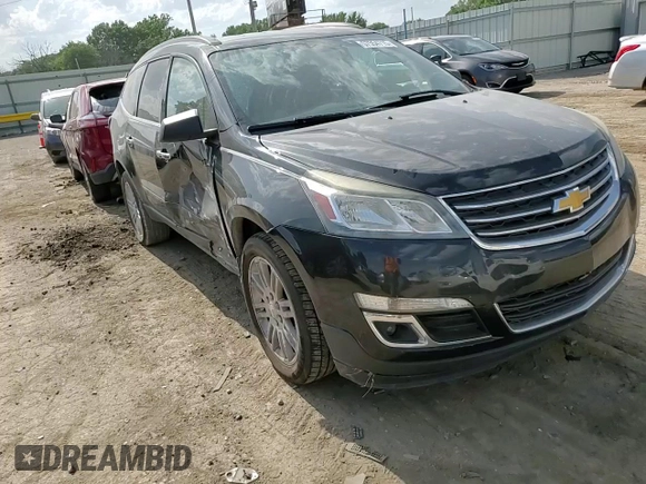 2015 Chevrolet Traverse LT with VIN 1GNKRGKD6FJ313068, listed as a Copart auction lot 57554715 with 211,207 mi miles and Salvage title. Bid and sale history available at DreamBid. Image 14.