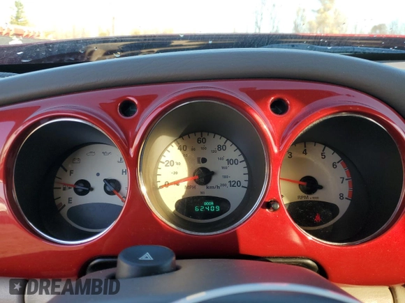 2002 Chrysler PT Cruiser Limited with VIN 3C8FY68B02T369232, listed as a Copart auction lot 79925054 with 62,409 mi miles and Clean Title. Bid and sale history available at DreamBid. Image 9.