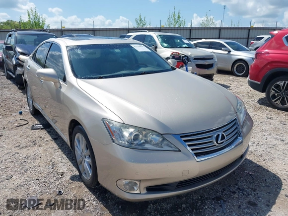 2010 Lexus ES 330 with VIN JTHBK1EG4A2390829, listed as a IAAI auction lot 42120535 with 111,764 mi miles and . Bid and sale history available at DreamBid. Image 1.