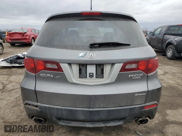 2010 Acura RDX with VIN 5J8TB1H23AA007671, listed as a Copart auction lot 47977105 with 191,215 mi miles and Salvage Title. Bid and sale history available at carsss.com. Image 6.