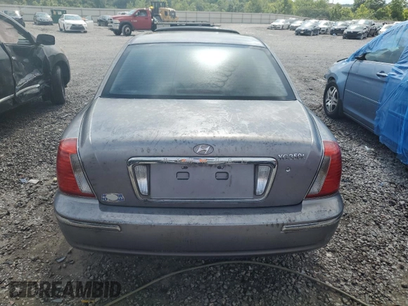 2005 Hyundai XG350 with VIN KMHFU45E35A386985, listed as a Copart auction lot 64235224 with 41,970 mi miles and Salvage Title. Bid and sale history available at carsss.com. Image 6.