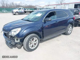 2017 Chevrolet Equinox LS with VIN 2GNFLEEK6H6208063, listed as a IAAI auction lot 41879944 with 155,263 mi miles. Bid and sale history available at carsss.com. Image 2.