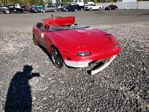 1993 Mazda MX-5 Miata with VIN JM1NA3519P1418826, listed as a Copart auction lot 77907124 with 0 mi miles and Salvage Title. Bid and sale history available at carsss.com. Image 11.