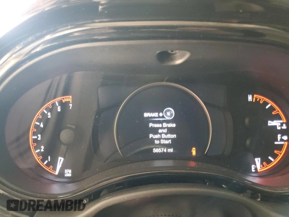 2021 Dodge Durango SXT Plus with VIN 1C4RDJAG2MC544596, listed as a Copart auction lot 54770185 with 56,574 mi miles and Salvage title. Bid and sale history available at DreamBid. Image 9.
