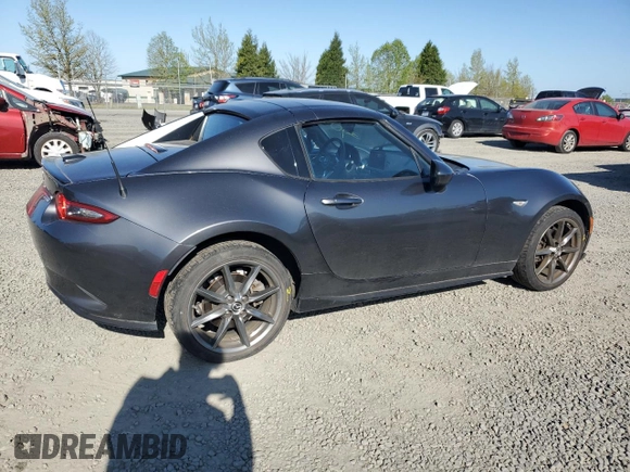 2018 Mazda MX-5 Miata Grand Touring with VIN JM1NDAM72J0203576, listed as a Copart auction lot 61871645 with 20,793 mi miles and Salvage title. Bid and sale history available at DreamBid. Image 3.