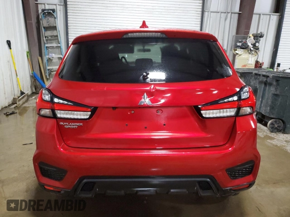 2020 Mitsubishi Outlander ES with VIN JA4AR3AU8LU015270, listed as a Copart auction lot 53287225 with 82,593 mi miles and Salvage title. Bid and sale history available at DreamBid. Image 6.