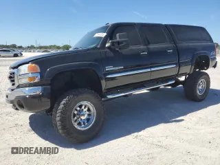 2004 GMC Sierra 2500HD SLT z VIN 1GTHK23264F256961, wystawiony jako Copart lot #47844355 z przebiegiem Nie podano mil oraz Szkoda całkowita • Salvage title. Historia ofert i sprzedaży dostępna na DreamBid. Obrazek 1.