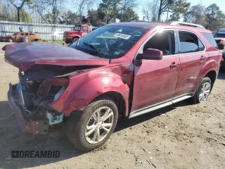 2016 Chevrolet Equinox LT with VIN 2GNFLFEK4G6256634, listed as a Copart auction lot 50635535 with 80,134 mi miles and Salvage Title. Bid and sale history available at DreamBid. Image 1.