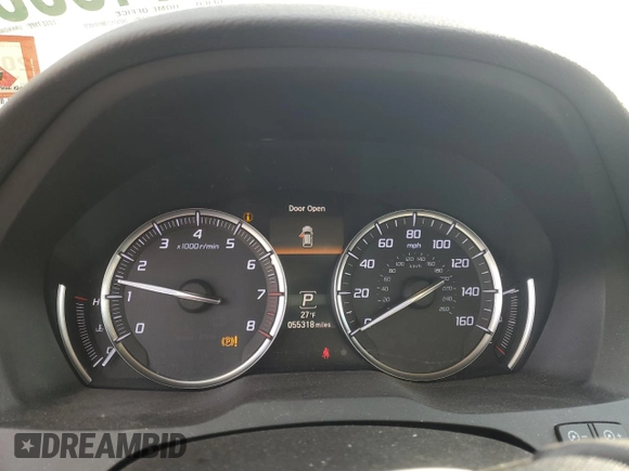 2018 Acura MDX Advance with VIN 5J8YD4H86JL027066, listed as a Copart auction lot 41480075 with 55,318 mi miles and Salvage Title. Bid and sale history available at carsss.com. Image 9.