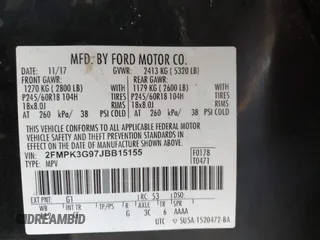 2018 Ford Edge SE with VIN 2FMPK3G97JBB15155, listed as a IAAI auction lot 41434886 with 72,579 mi miles and . Bid and sale history available at DreamBid. Image 9.