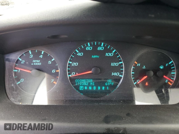 2011 Chevrolet Impala LT Fleet z VIN 2G1WG5EK6B1238724, wystawiony jako Copart lot #52582975 z przebiegiem 172 352 mil mil oraz Szkoda całkowita • Salvage title. Historia ofert i sprzedaży dostępna na DreamBid. Obrazek 9.