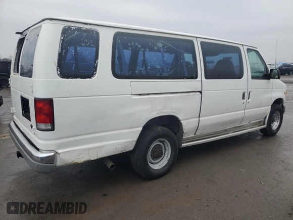 2000 Ford Econoline Passenger XL with VIN 1FBSS31L7YHB41694, listed as a Copart auction lot 43387385 with 108,458 mi miles and Salvage Title. Bid and sale history available at DreamBid. Image 3.