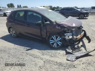 2016 Honda Fit EX with VIN JHMGK5H71GX034634, listed as a Copart auction lot 60495315 with Not provided miles and Salvage title. Bid and sale history available at DreamBid. Image 4.