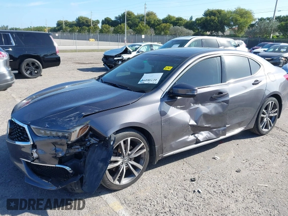2020 Acura TLX w/Technology Pkg with VIN 19UUB2F45LA003302, listed as a IAAI auction lot 41738499 with 51,835 mi miles. Bid and sale history available at carsss.com. Image 17.