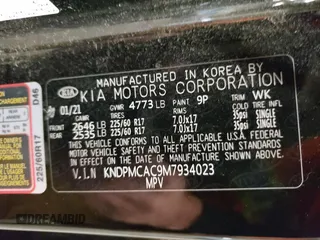 2021 Kia Sportage LX z VIN KNDPMCAC9M7934023, wystawiony jako Copart lot #54761945 z przebiegiem 88 540 mil mil oraz Szkoda całkowita • Salvage title. Historia ofert i sprzedaży dostępna na DreamBid. Obrazek 13.