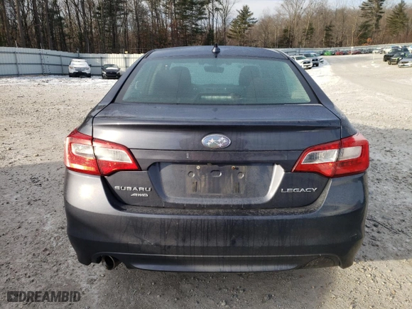 2017 Subaru Legacy Premium with VIN 4S3BNAF62H3002726, listed as a Copart auction lot 88799025 with 93,712 mi miles and Salvage Title. Bid and sale history available at carsss.com. Image 6.