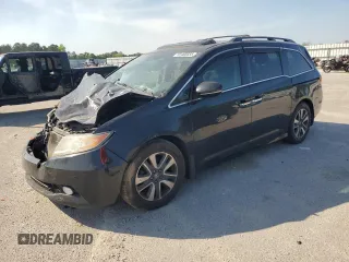 2016 Honda Odyssey Touring Elite with VIN 5FNRL5H99GB132880, listed as a Copart auction lot 53466655 with 162,208 mi miles and Salvage title. Bid and sale history available at DreamBid. Image 1.