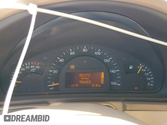 2004 Mercedes-Benz C 320 with VIN WDBRF64JX4F448792, listed as a Copart auction lot 84728494 with 156,923 mi miles and Salvage Title. Bid and sale history available at DreamBid. Image 9.