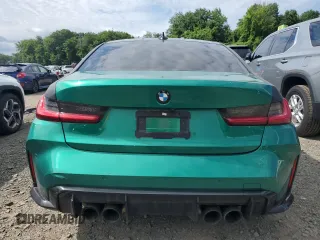 2021 BMW M3 with VIN WBS53AY06MFL18174, listed as a Copart auction lot 63284265 with 29,214 mi miles and Salvage title. Bid and sale history available at DreamBid. Image 6.
