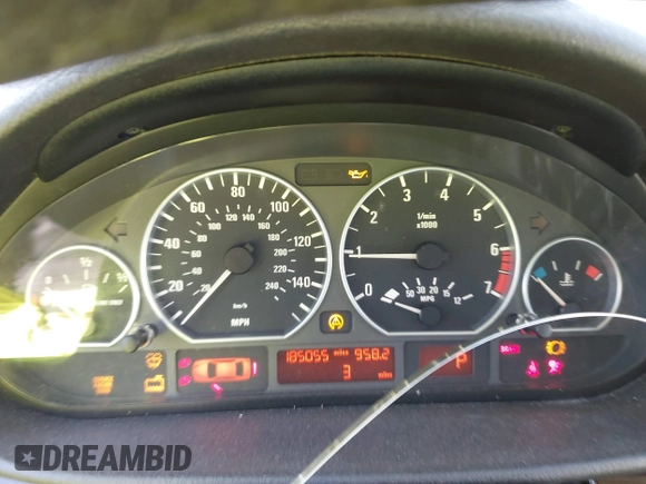 2002 BMW 3 Series 330i with VIN WBAEV534X2KM23627, listed as a IAAI auction lot 41622253 with 185,055 mi miles and . Bid and sale history available at DreamBid. Image 7.