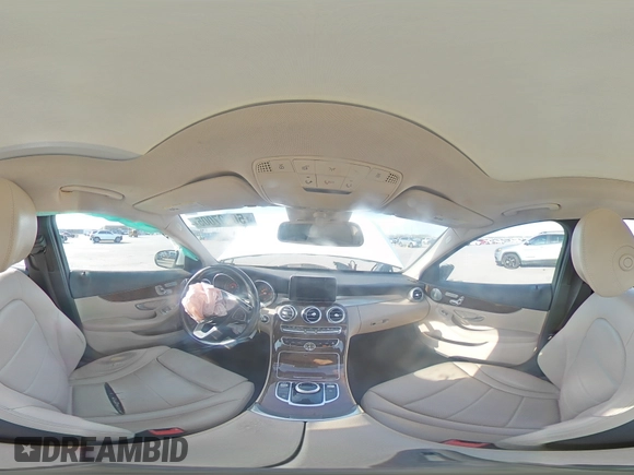2017 Mercedes-Benz C 300 with VIN 55SWF4KB3HU206584, listed as a Copart auction lot 50597005 with 143,917 mi miles and Salvage Title. Bid and sale history available at carsss.com. Image 15.
