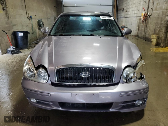 2005 Hyundai Sonata GL with VIN KMHWF25S15A188099, listed as a Copart auction lot 77444084 with 231,969 mi miles and Non Repairable. Bid and sale history available at carsss.com. Image 5.