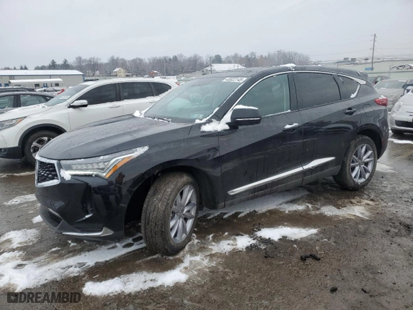 2024 Acura RDX with VIN 5J8TC2H32RL020813, listed as a Copart auction lot 43022145 with 6,439 mi miles and Salvage Title. Bid and sale history available at carsss.com. Image 1.