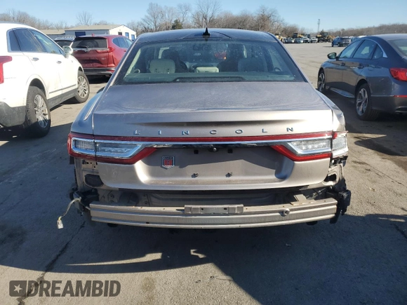 2018 Lincoln Continental Reserve with VIN 1LN6L9NP6J5614479, listed as a Copart auction lot 88029095 with 48,319 mi miles and Salvage Title. Bid and sale history available at carsss.com. Image 6.