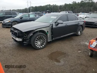 2019 Genesis G90 z VIN KMTF54JHXKU054443, wystawiony jako Copart lot #45126905 z przebiegiem 40 172 mil mil oraz Szkoda całkowita • Salvage title. Historia ofert i sprzedaży dostępna na DreamBid. Obrazek 1.