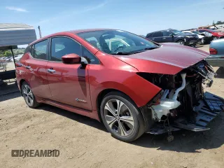 2018 Nissan LEAF S with VIN 1N4AZ1CP2JC303571, listed as a Copart auction lot 55249995 with 33,009 mi miles and Salvage Title. Bid and sale history available at DreamBid. Image 4.