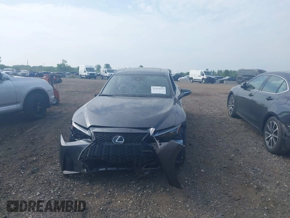 2024 Lexus IS 350 F Sport with VIN JTHBZ1E21R5036891, listed as a IAAI auction lot 42515614 with 6,904 mi miles and . Bid and sale history available at DreamBid. Image 12.