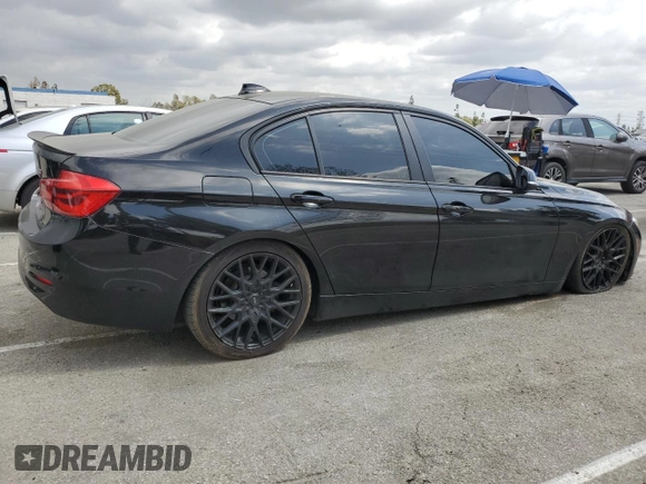 2016 BMW 3 Series 320i with VIN WBA8A9C51GK617172, listed as a Copart auction lot 51018965 with 119,313 mi miles and Salvage Title. Bid and sale history available at carsss.com. Image 3.