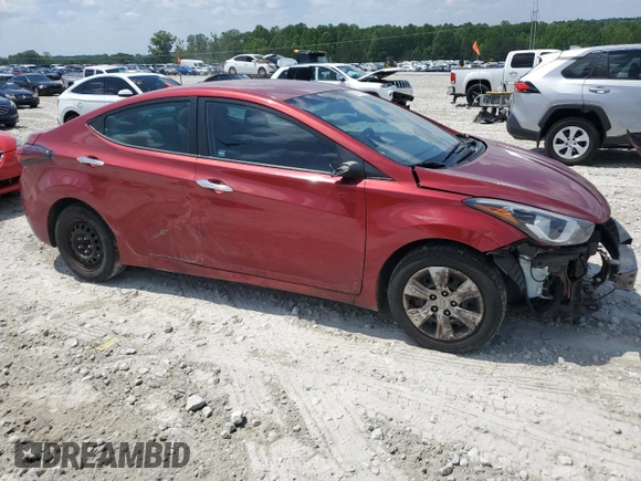 2016 Hyundai Elantra SE with VIN 5NPDH4AE0GH739085, listed as a Copart auction lot 56312665 with 130,534 mi miles and Salvage title. Bid and sale history available at DreamBid. Image 4.