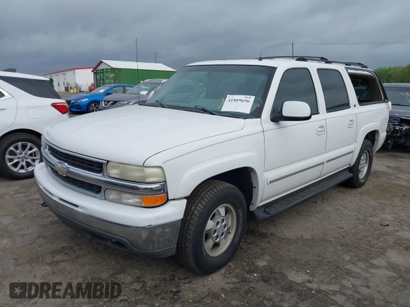 2002 Chevrolet Suburban LS with VIN 3GNEC16Z92G145729, listed as a IAAI auction lot 41889656 with 1 mi miles. Bid and sale history available at carsss.com. Image 2.