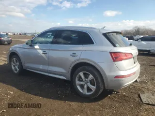 2020 Audi Q5 Premium Plus with VIN WA1BNAFY4L2035575, listed as a Copart auction lot 47128905 with 104,920 mi miles and Salvage Title. Bid and sale history available at carsss.com. Image 2.