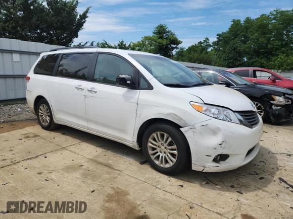 2011 Toyota Sienna XLE AAS с VIN 5TDYK3DC1BS017540, выставлен на аукционе Copart как лот 65177255 с пробегом 164 604 миль миль и Списание • Salvage title. История ставок и продаж доступна на DreamBid. Изображение 4.