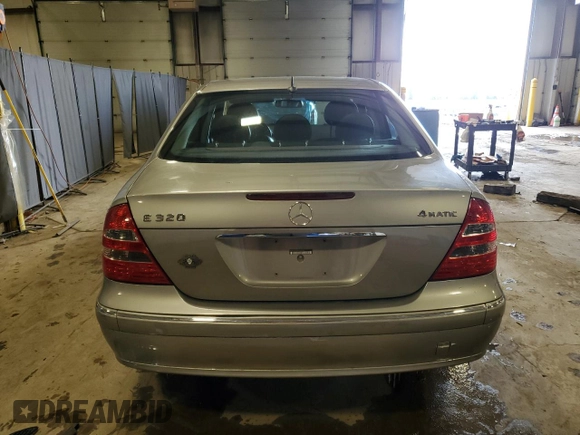 2004 Mercedes-Benz E-Class 3.2L with VIN WDBUF82J54X120960, listed as a Copart auction lot 44427065 with 0 mi miles and Salvage Title. Bid and sale history available at carsss.com. Image 6.