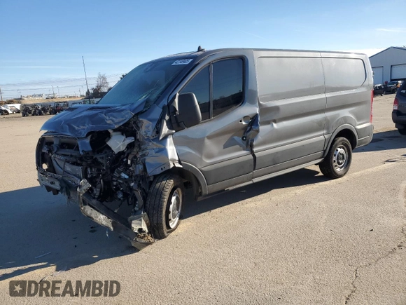 2024 Ford Transit Cargo with VIN 1FTBR1Y85RKA07509, listed as a Copart auction lot 42248405 with Not Provided miles and Salvage Title. Bid and sale history available at DreamBid. Image 1.