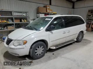 2007 Chrysler Town & Country LWB Limited with VIN 2A8GP64L47R306094, listed as a Copart auction lot 47828695 with 185,439 mi miles and Salvage Title. Bid and sale history available at carsss.com. Image 1.