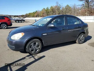 2007 Hyundai Accent GLS with VIN KMHCN46C07U085783, listed as a Copart auction lot 50498395 with 127,396 mi miles and Salvage Title. Bid and sale history available at carsss.com. Image 1.