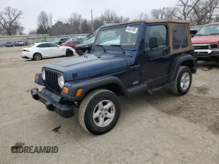 2001 Jeep Wrangler Sport with VIN 1J4FA49S91P341578, listed as a Copart auction lot 43831495 with 139,734 mi miles and Salvage Title. Bid and sale history available at carsss.com. Image 1.