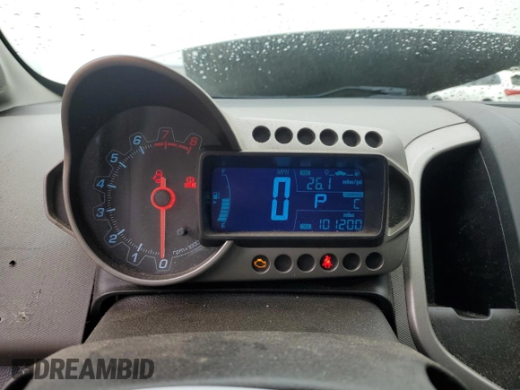 2016 Chevrolet Sonic LS with VIN 1G1JA6SH6G4169247, listed as a Copart auction lot 49928575 with 101,200 mi miles and Salvage Title. Bid and sale history available at DreamBid. Image 9.