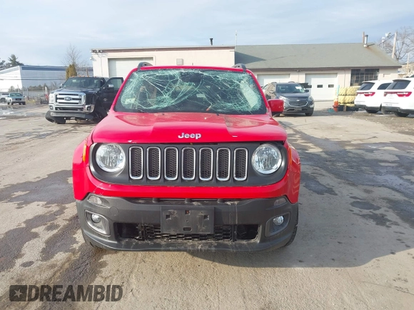 2017 Jeep Renegade Altitude with VIN ZACCJBBB7HPF99635, listed as a IAAI auction lot 41722246 with 64,749 mi miles and . Bid and sale history available at DreamBid. Image 12.