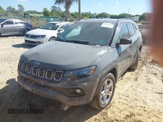 2024 Jeep Compass Latitude with VIN 3C4NJDBN5RT586715, listed as a IAAI auction lot 41840320 with 5,636 mi miles and . Bid and sale history available at DreamBid. Image 18.