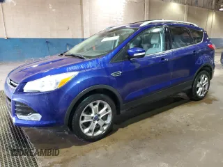 2014 Ford Escape Titanium with VIN 1FMCU0JX1EUA52097, listed as a Copart auction lot 53483985 with 126,243 mi miles and Clean Title. Bid and sale history available at carsss.com. Image 1.