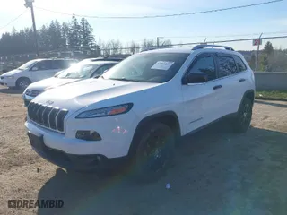 2018 Jeep Cherokee Latitude with VIN 1C4PJMCB7JD564772, listed as a IAAI auction lot 41381255 with 131,794 mi miles. Bid and sale history available at carsss.com. Image 2.