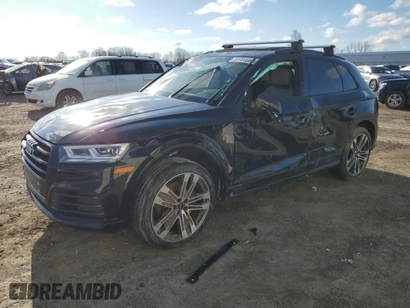 2019 Audi SQ5 Premium Plus with VIN WA1B4AFY2K2005606, listed as a Copart auction lot 51994665 with 61,955 mi miles and Clean Title. Bid and sale history available at DreamBid. Image 1.