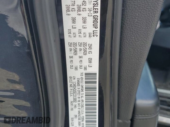 2014 Dodge Durango Limited z VIN 1C4RDHDG5EC313892, wystawiony jako Copart lot #52634355 z przebiegiem 167 053 mil mil oraz Szkoda całkowita • Salvage title. Historia ofert i sprzedaży dostępna na DreamBid. Obrazek 14.